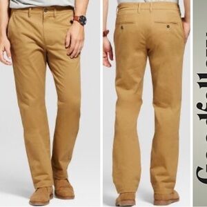 Goodfellow & Co Tan Chinos Versatile Cotton Blend